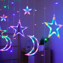 Sterrenhemel - Lichtketting met maan en sterren versiering -