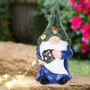 Solar LED Elfje - Magisch Tuinbeeldje 12x11x24.5CM