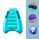 Opblaasbaar surfplank draagbaar bodyboard meerblauw 60x80