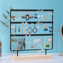 72 Gaatjes Oorbellenrek - 3 Niveaus - Duurzaam Metalen