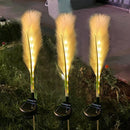 LED zonne-energie rieten lamp - Decoratieve en energiezuinige lamp voor uw tuin, patio of veranda- warm licht