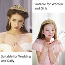 Betoverende Gouden Diadeem Kroon met Zijdelingse Kammen