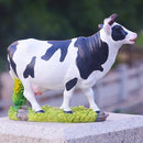 Levendig Koeienbeeldje van Synthetische Hars 22x8x17cm