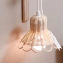 Hanglamp rotan naturel - Babykamer/Slaapkamer - 1W LED