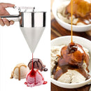 MEETbal-trechter van roestvrij staal, scheidings- en beslagt