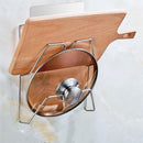 TDR Premium Pannendeksel Houder - RVS Rek voor 2 Deksels