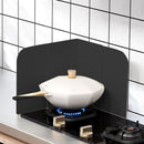 Universele Keuken Spatbescherming – Opvouwbaar, Hittebestendig en Eenvoudig Schoon te Maken-35*17.5*32-zwart