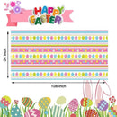 81-delige Kleurrijke Feestdecoratieset Pasen met Tafelkleed