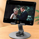 Unikorf 2x Premium Metalen Tel-/Tabhouder 360°/180° grijs