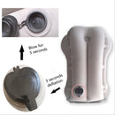 Ergonomisch Opblaasbaar Reiskussen - Grijs - 30x35x50 cm