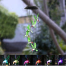windgong - prachtige set van kolibries / hummingbirds die s 'avonds een mooie licht effect geeft.