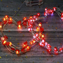 Unikorf Valentijns Rood Hart Fairy Lights 2m