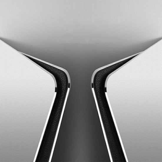 TDR - Muismat | Metaal | Omkeerbaar | 24 x 20 | Zilverkleurig