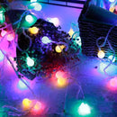 Tuinverlichting zonne-energie 12m 100 LED bollen multicolor