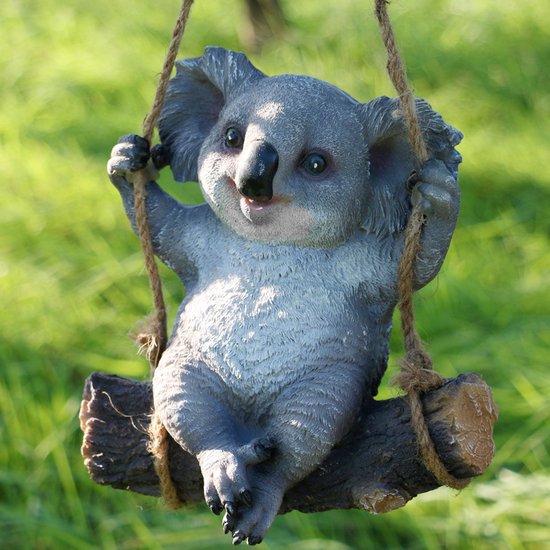 Schattige Koala Hars Hanger - Australisch Accent 21x12x23cm