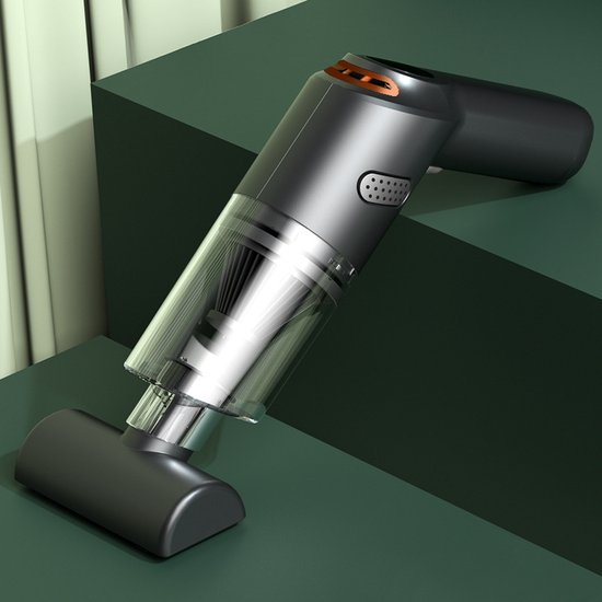 Handstofzuiger - Multifunctionele Mini Kruimelzuiger Incl. 3 Opzetstukken-Stofzuiger Auto-USB Oplaadbaar-zwart