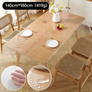 Transparant PVC tafelkleed 180x140 cm - waterafstotend