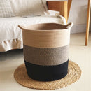 Katoentouw Opbergmand met Handvatten - 35 cm x 40 cm - Bruin