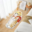 Katvormig Tapijt met Gele Hoed en Rode Rugzak - 60x90 cm