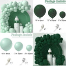 86-delige Macaron Ballonnenset -Ballonnenboog- Feest/ Party-Verjaardag-jubileum-Decoratie-donkergroen