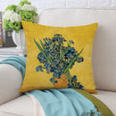 Sierkussensloop 45x45 cm - van Gogh, Vaas met Irissen