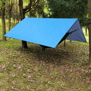 Outdoor Draagbaar Zonnescherm Met Opbergtas - Waterdicht - Tarps voor Kamperen 300 *300cm - 3-4 Personen - hemelsblauw