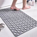 Veilige en Duurzame Anti-Slip Badmat van Milieuvriendelijk TPE – 75x43 cm – Grijs