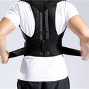 TDR - Houding Correctie Brace - Fysio - Postuur Corrector - Rug Band / Schouder Band - Brace voor rechte rug - Zwart - Maat S