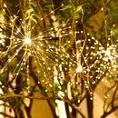 Unikorf Zonne-energie Vuurwerk 200LED Lichtslinger, warm wit