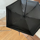 Opvouwbare Paraplu met Witte Rozen Schilderij - Zonbescherming Anti-UV UPF50+ - Windproof - Compact en Draagbaar - Lichtgewicht - Duurzaam Ø102cm