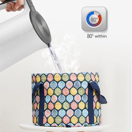 Opvouwbaar waterdichte bad - geschikt voor voetenbad / kleren wassen / etc - 26L extra large