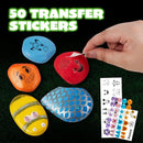 Glow-in-the-Dark Stenen Schilder Set - Creatieve Hobbyset voor Kinderen