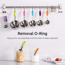 10-Delige Roestvrijstalen Maatbeker Set - Stapelbaar