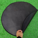 TDR - Tuin vloermat - Ideale mat voor onder de barbecue - Beschermt je terrastegels of gazon tegen hete kolen en vetvlekken - Rond 36 inch - Zwart