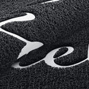 Nordic simple welkom GROOTE vloermat zwart 60*90