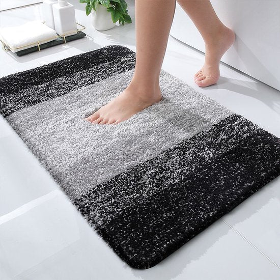 Luxe Antislip Badkamermat Zwart 51x76cm - Ultiem Comfort