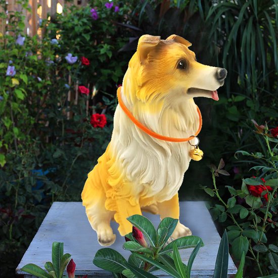 Betoverende Sheltie Harsdecoratie - Een Charmante Toevoeging aan je Interieur-9x13.5x18.5cm