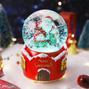 Magische Kerst Sneeuwbol met Muziek en Kleurrijke LED – Kerstman met Cadeaus – Luxe Decoratie – Ø8 cm, Hoogte 14 cm