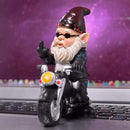 Grappige Tuinkabouter op Motor - 11x6.5x13CM