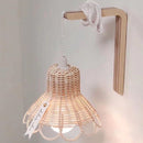 Hanglamp rotan naturel - Babykamer/Slaapkamer - 1W LED