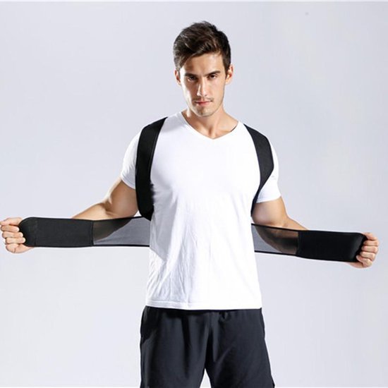 TDR Houding Correctie Brace - Postuur Corrector - Zwart S