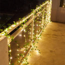 Xtraworks -LED lamp op zonne solar lichtslinger esdoorn klimop 2 meter 20 lampjes