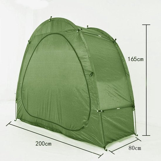 Fietstent beschermhoes fietsenschuur groen 200x80x165cm