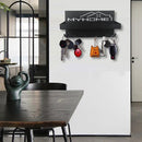 TDR-sleutelrek met plank sleutelbord-Sleutel organizer-zwart