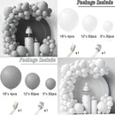 Unikorf 86-delige Macaron Ballonnenboog Wit Feestset