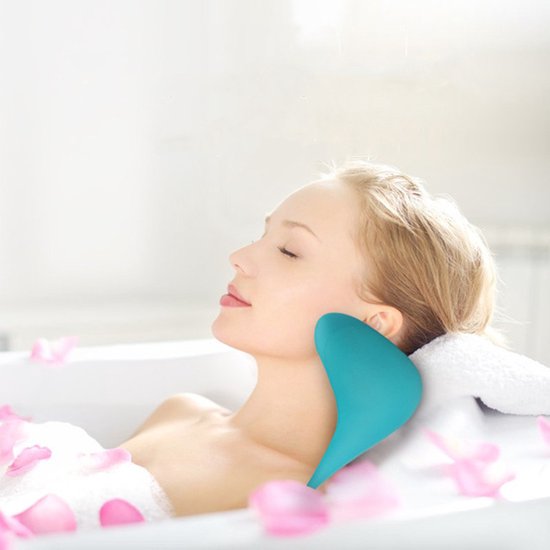 TDR Nekmassagekussen - Verlicht nekpijn - Blauw 24x21cm