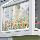 Betoverende Tuinbloemen Muurstickers - Milieuvriendelijk PVC - Levendige Decoratie voor Woonkamer, Slaapkamer, Keuken, en Meer-30x60cm