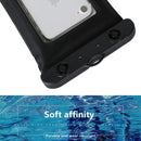 2x Drijvende Waterdichte Telefoon Tas - Zwart