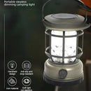 Compacte kampeerlamp met powerbank, dimbaar, waterdicht, USB
