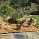 TDR - decoratief Acryl kunststof silhouetten van kip op stok voor in de tuin,  5 delig